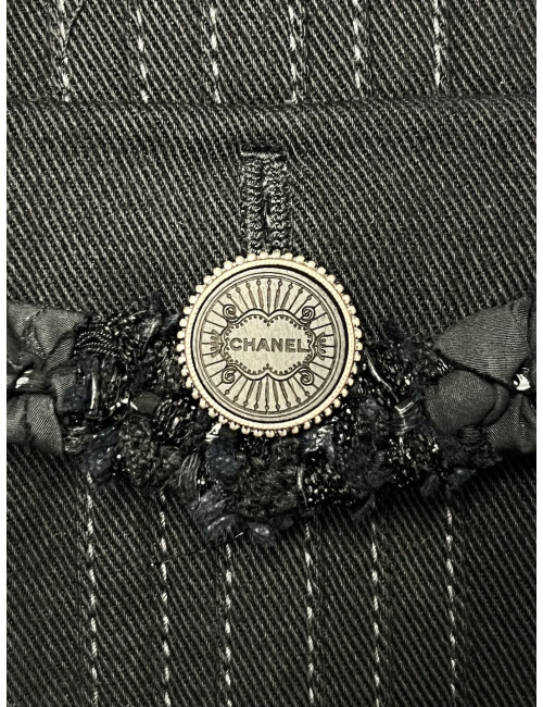 Par Karl LAGERFELD Veste denim CHANEL T 38 Paris Cuba
