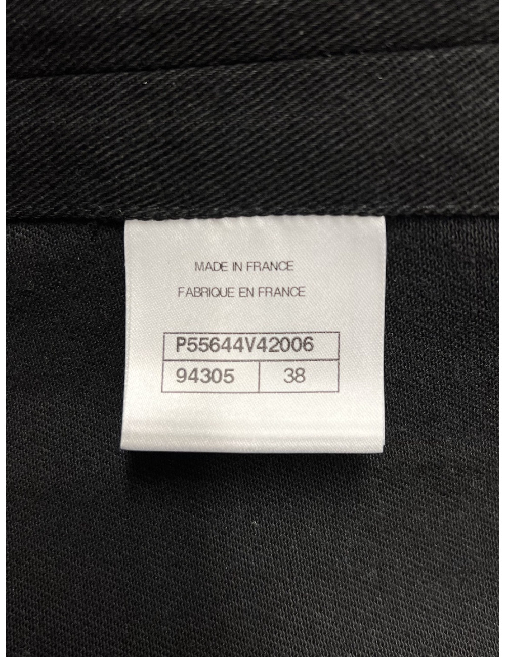 Par Karl LAGERFELD Veste denim CHANEL T 38 Paris Cuba