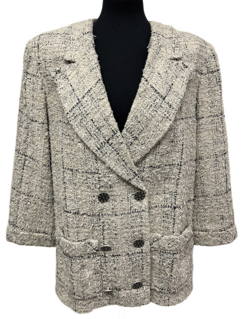 Veste tweed CHANEL T50 resort 2016 Seoul