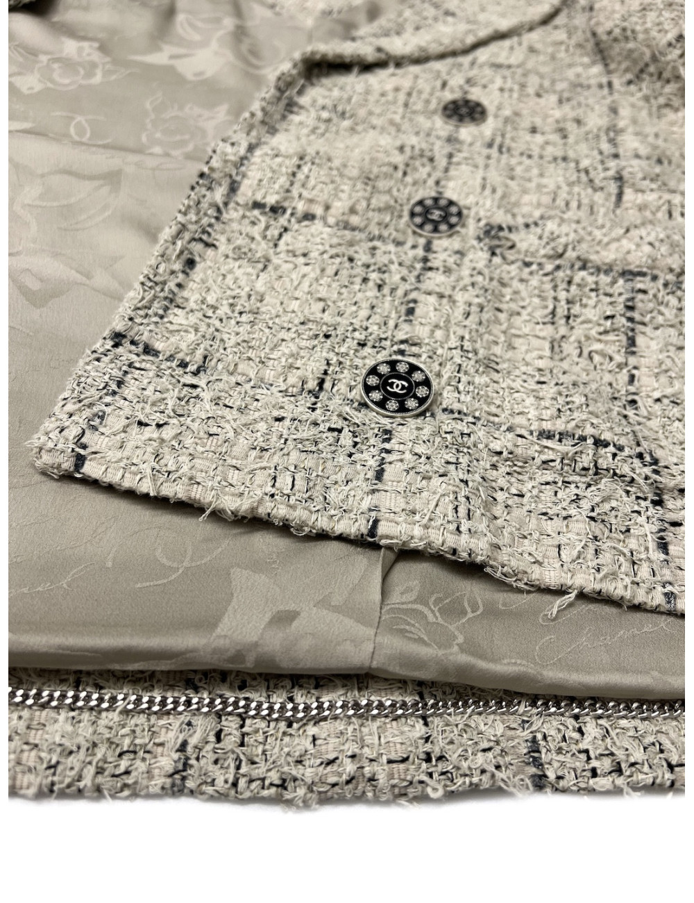 Veste tweed CHANEL T50