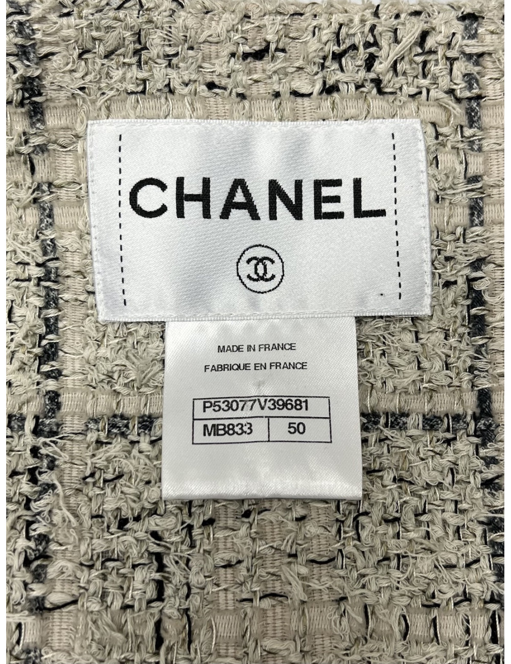 Veste tweed CHANEL T50