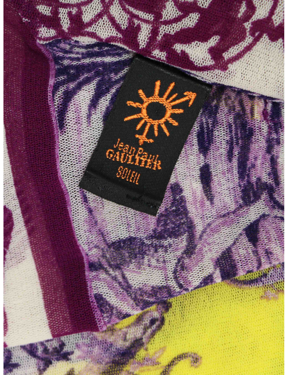 Châle Jean Paul Gaultier Soleil vintage : occasion authentique