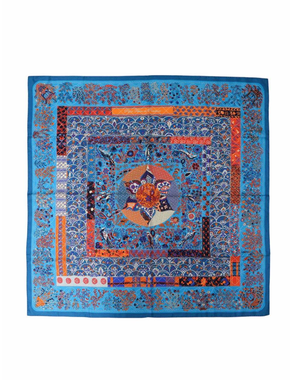 Carré Piqué fleuri de Provence HERMES