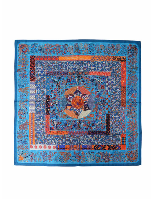 Carré Piqué fleuri de Provence HERMES