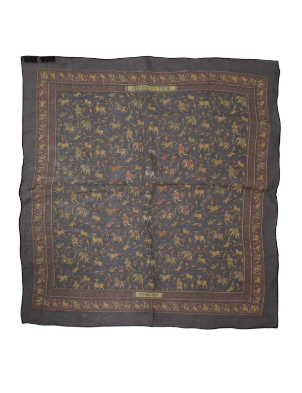 Gavroche Hermès Chasse en Inde : occasion certifiée authentique