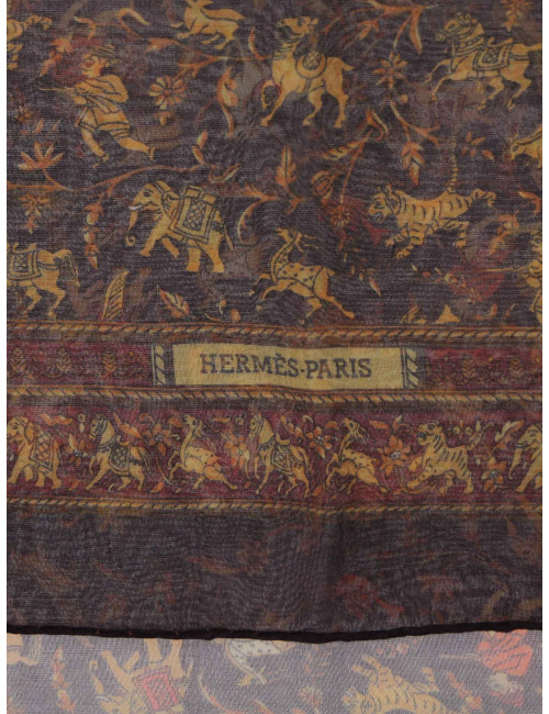 Gavroche Hermès Chasse en Inde : occasion certifiée authentique