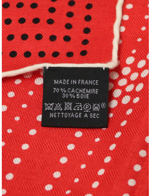 Châle HERMES Brandbourgs rouge