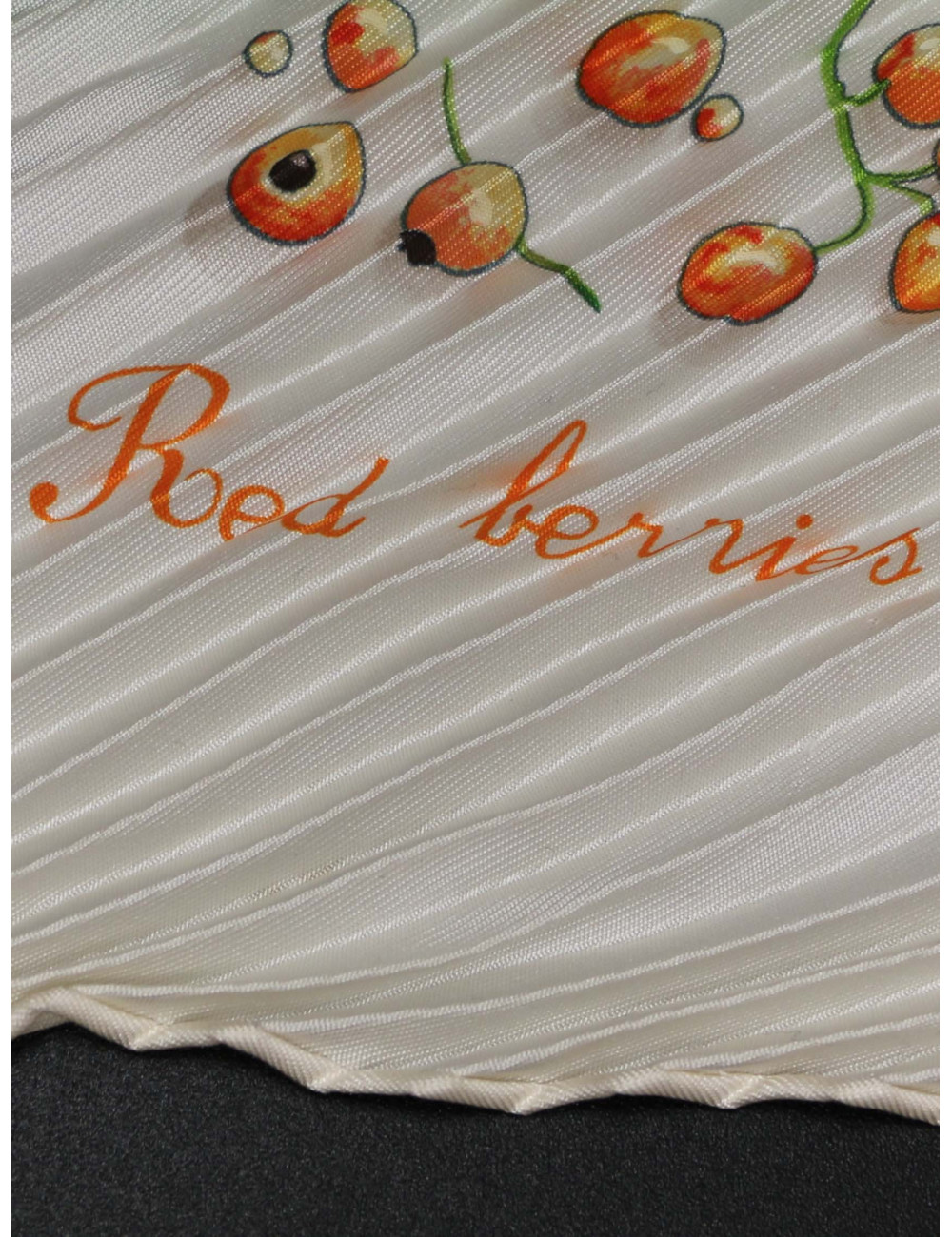 Plissé soie HERMES beige orangé