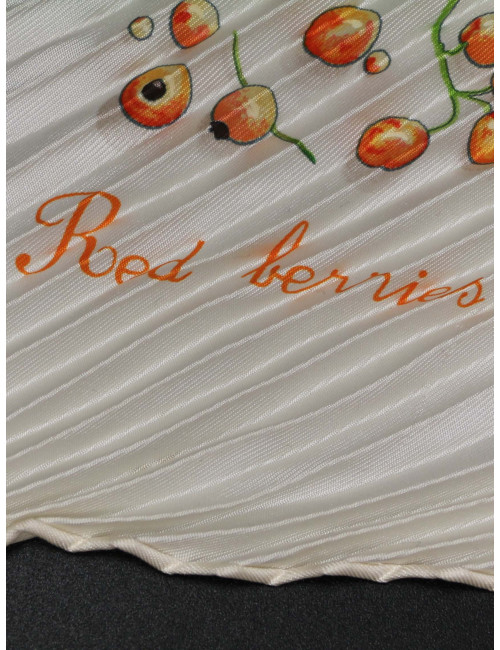 Plissé soie HERMES beige orangé