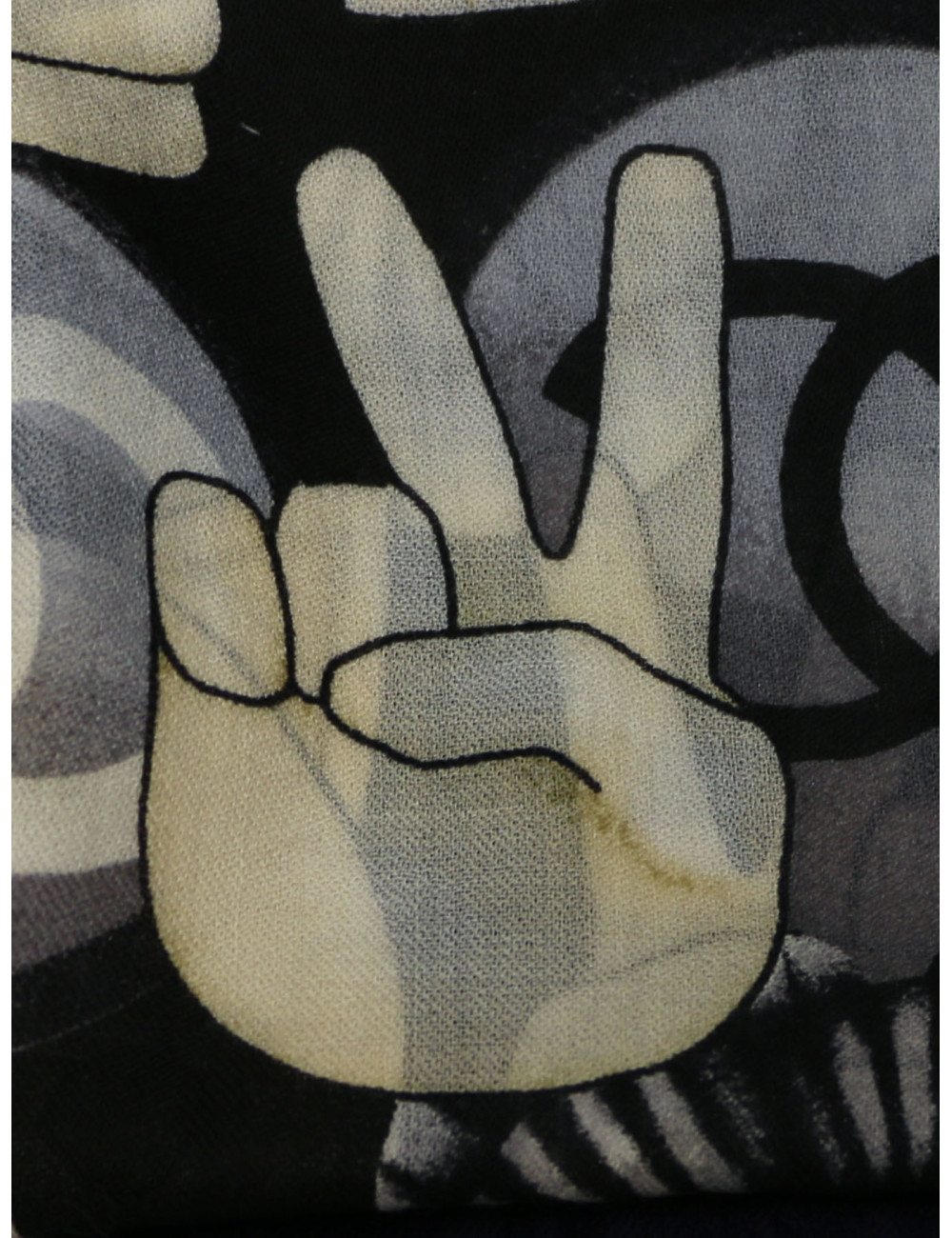 Foulard Chanel camélias chats cachemire 100% : certifié authentique