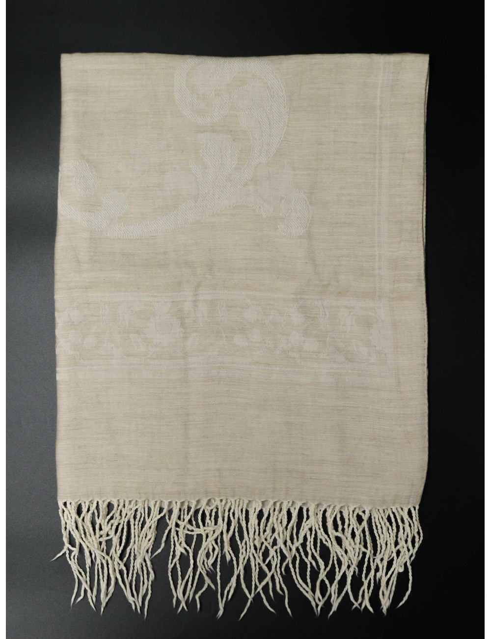 Châle Loewe beige cachemire et soie : occasion certifiée authentique