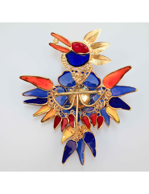 Marguerite de Valois "la perruche bleue" : fabrication française