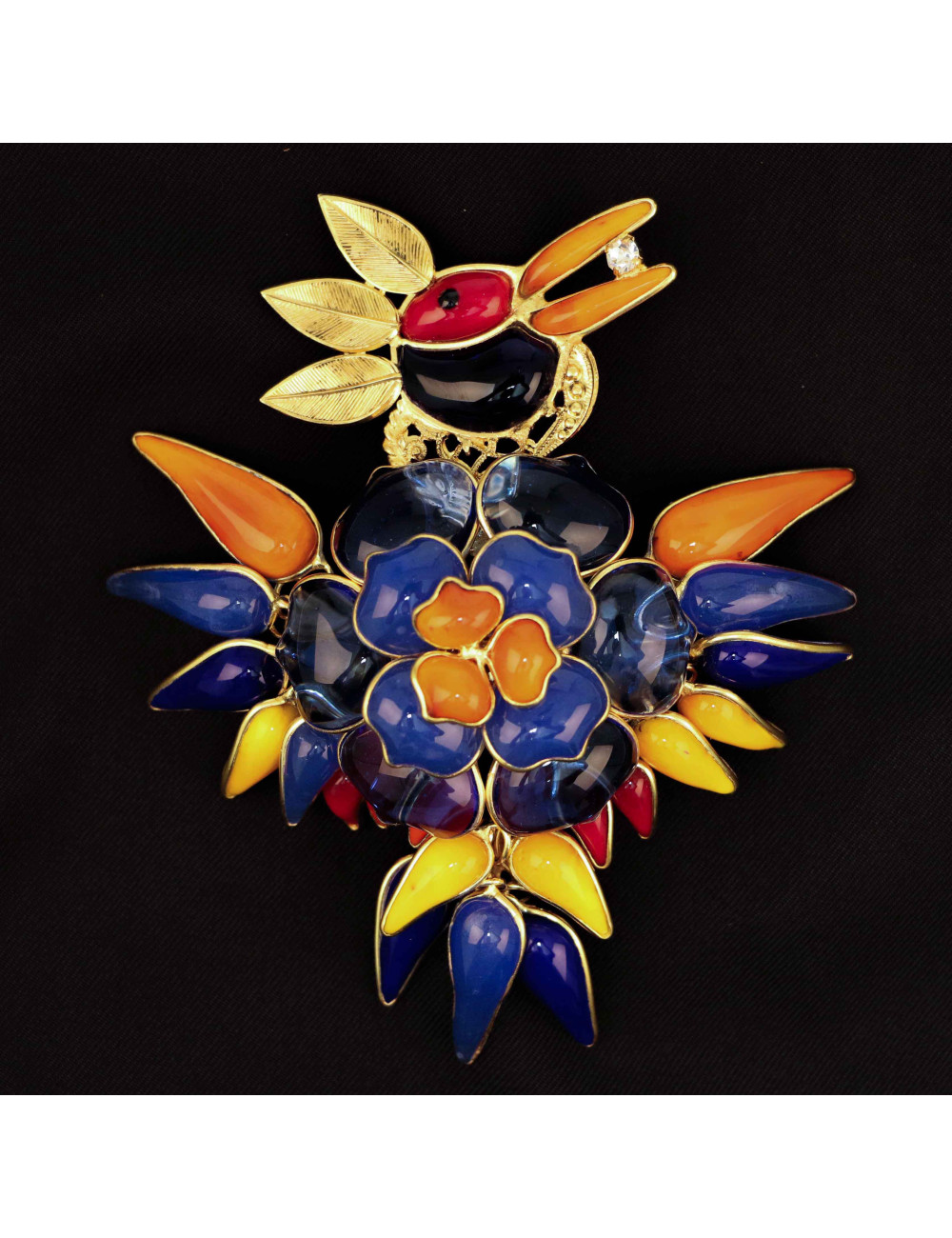 Marguerite de Valois "la perruche bleue" : fabrication française