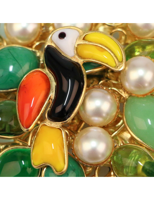 Pendentif Marguerite de Valois Oiseau de paradis, production française