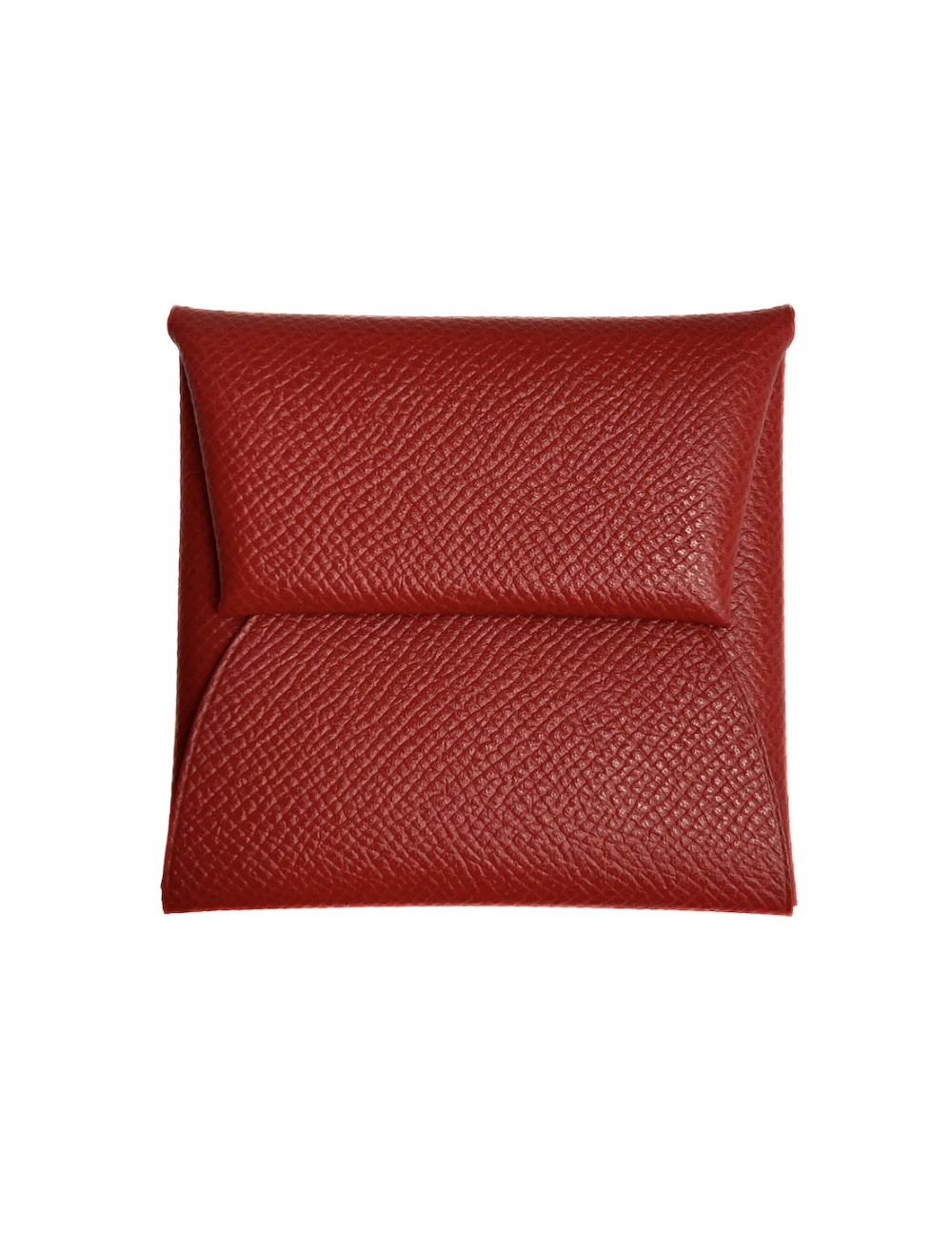 Porte monnaie Bastia HERMES rouge