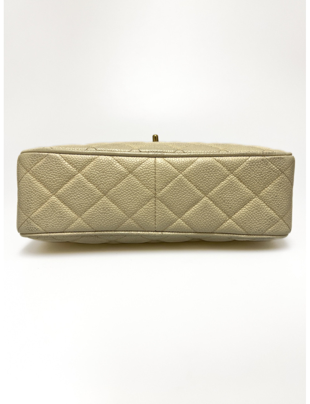 Sac caméra caviar beige CHANEL