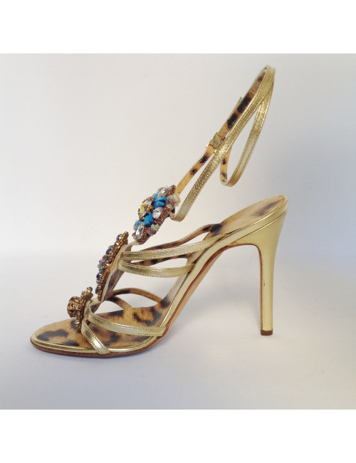 Sandales hautes ROBERTO CAVALLI bijou