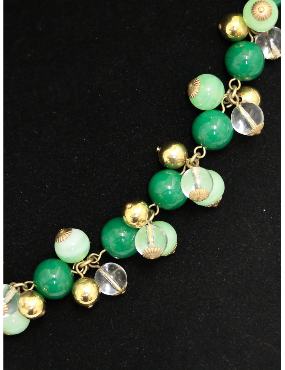 Sautoir YSL perles pâte de verre : occasion certifiée authentique