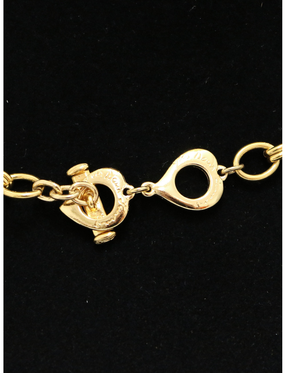 Sautoir YSL perles pâte de verre : occasion certifiée authentique