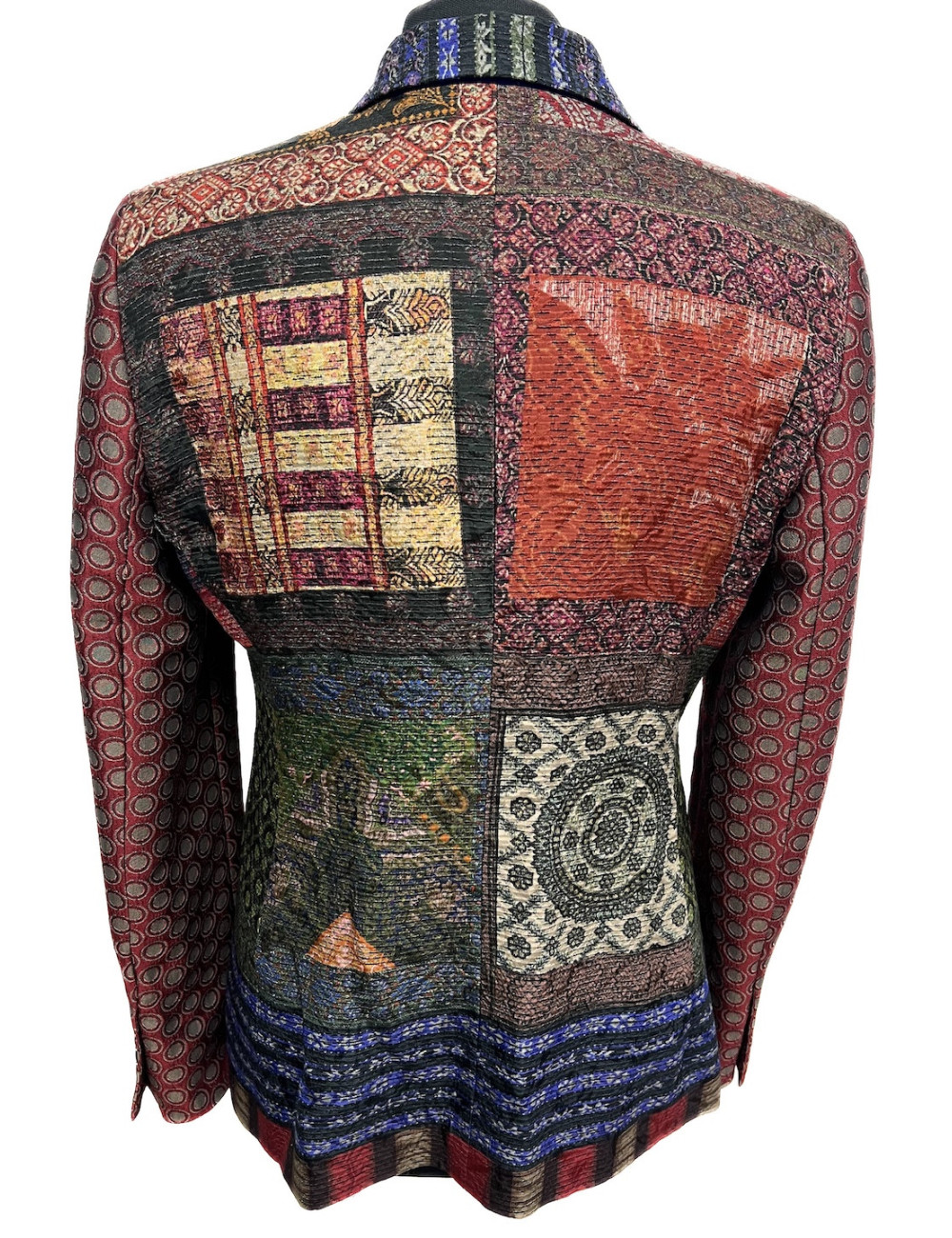 Blazer Etro patchwork multicolore : occasion certifiée authentique
