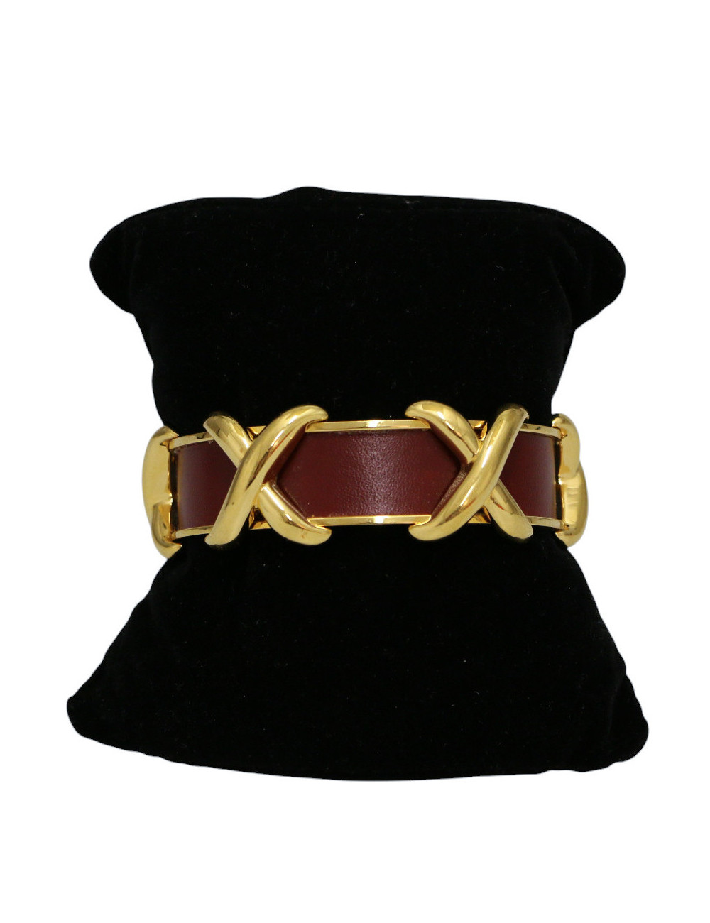 Bracelet Hermès Croisillons vintage disponible en seconde main de luxe
