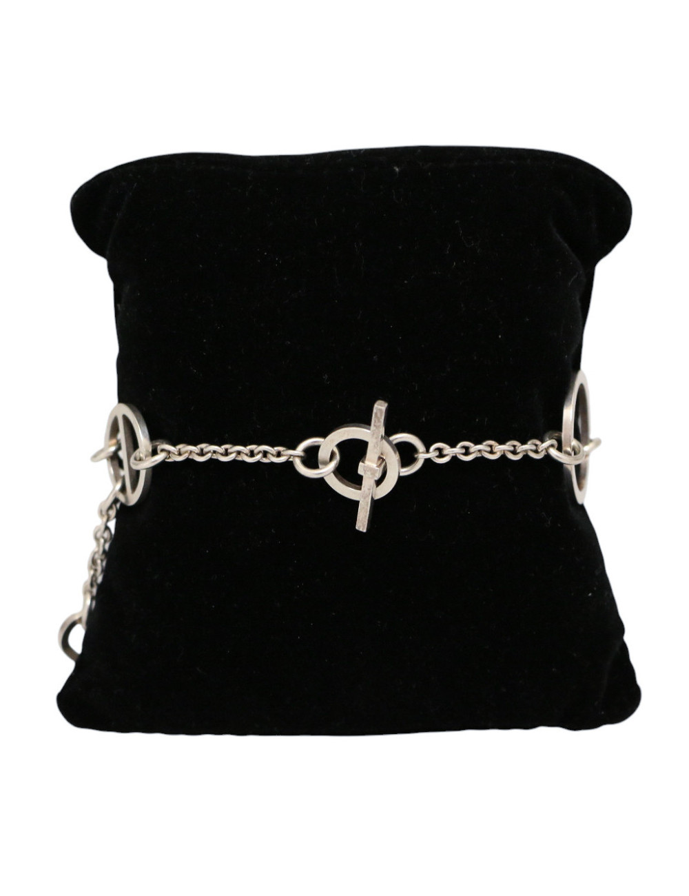 Bracelet HERMES Azur argent massif