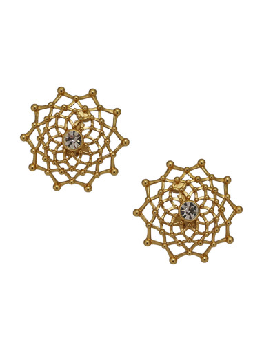 Clips YSL YVES SAINT LAURENT coeur strass