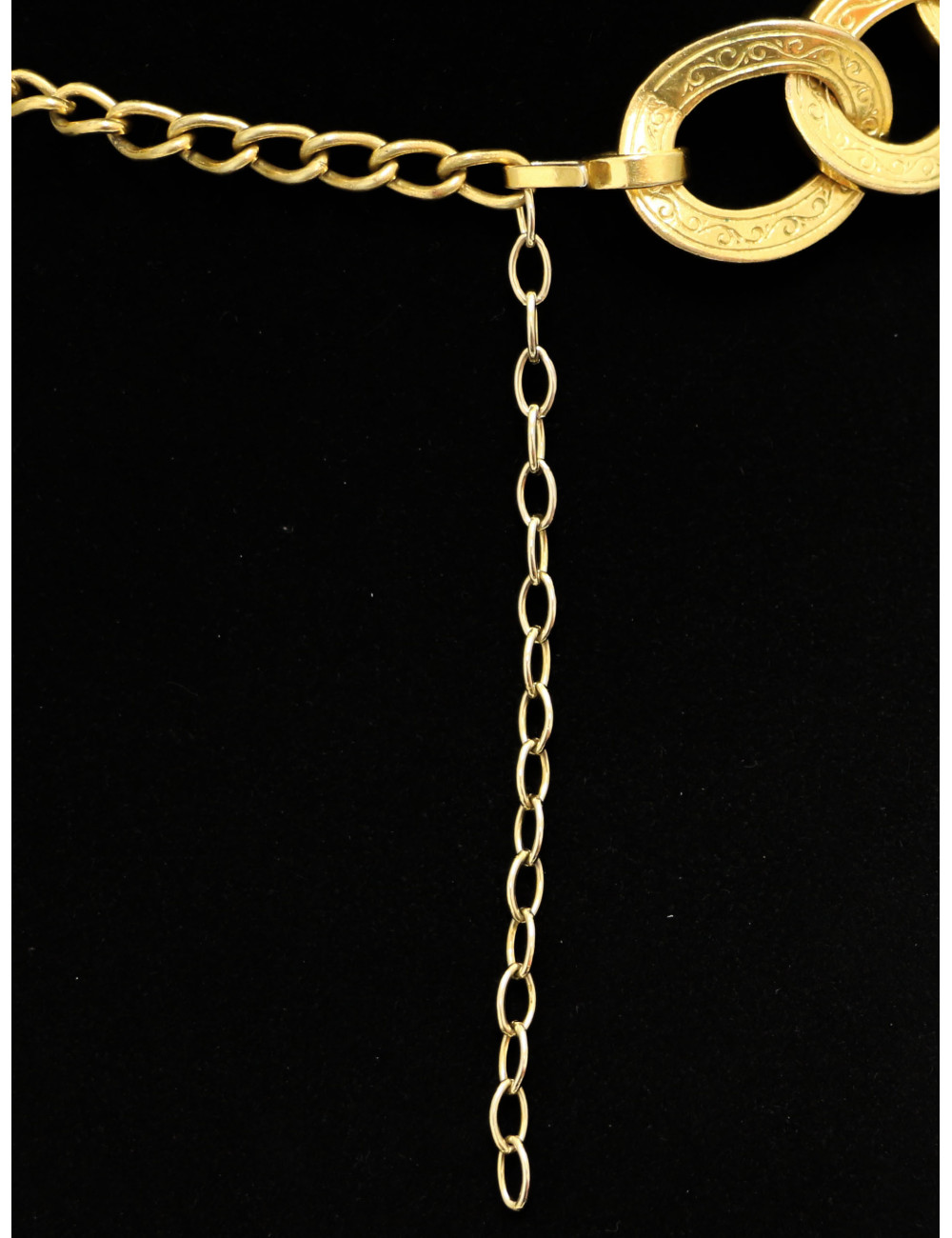 Collier ras de cou YSL par GOOSSENS doré