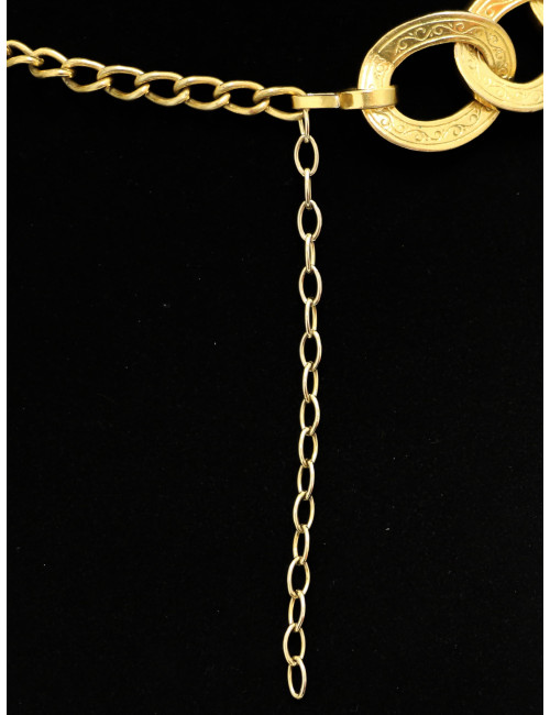 Collier ras de cou YSL par GOOSSENS doré