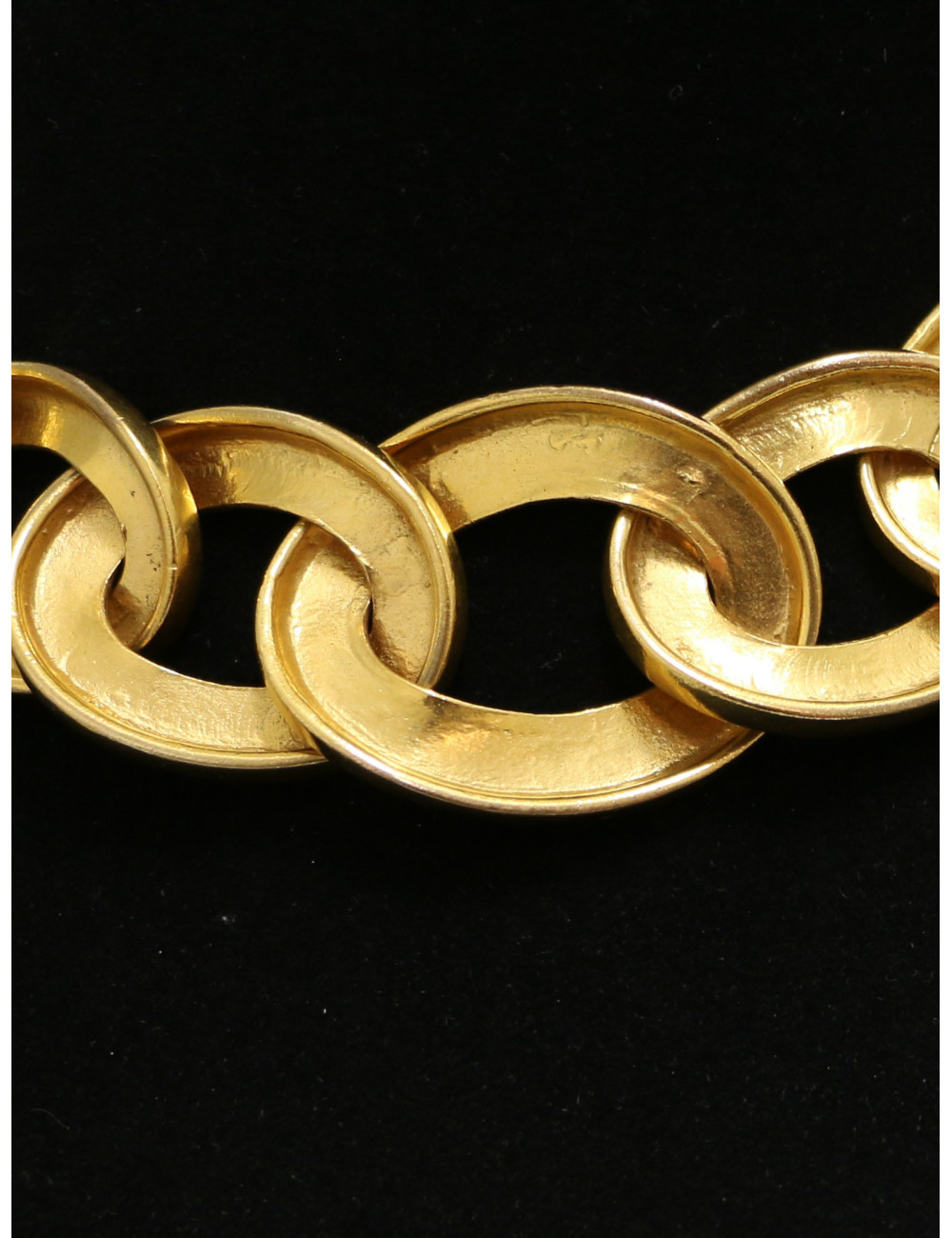 Collier ras de cou YSL par GOOSSENS doré