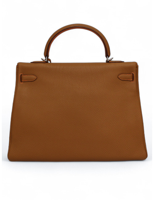 Sac Kelly bicolore 35 HERMES cuir togo