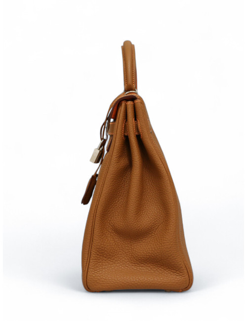 Sac Kelly bicolore 35 HERMES cuir togo