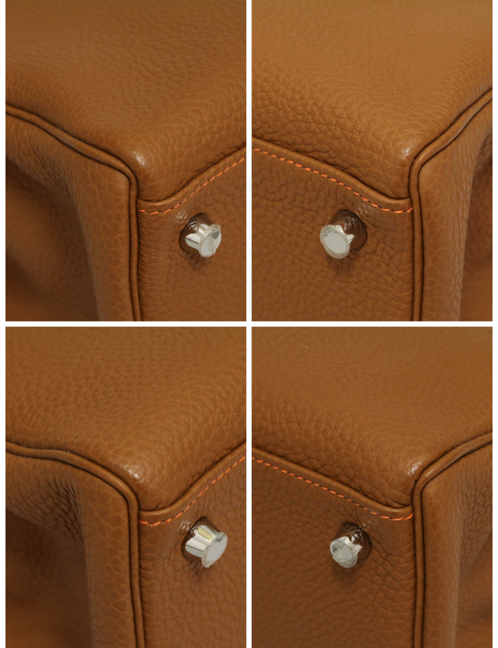 Sac Kelly bicolore 35 HERMES cuir togo