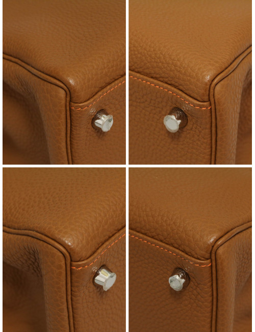 Sac Kelly bicolore 35 HERMES cuir togo