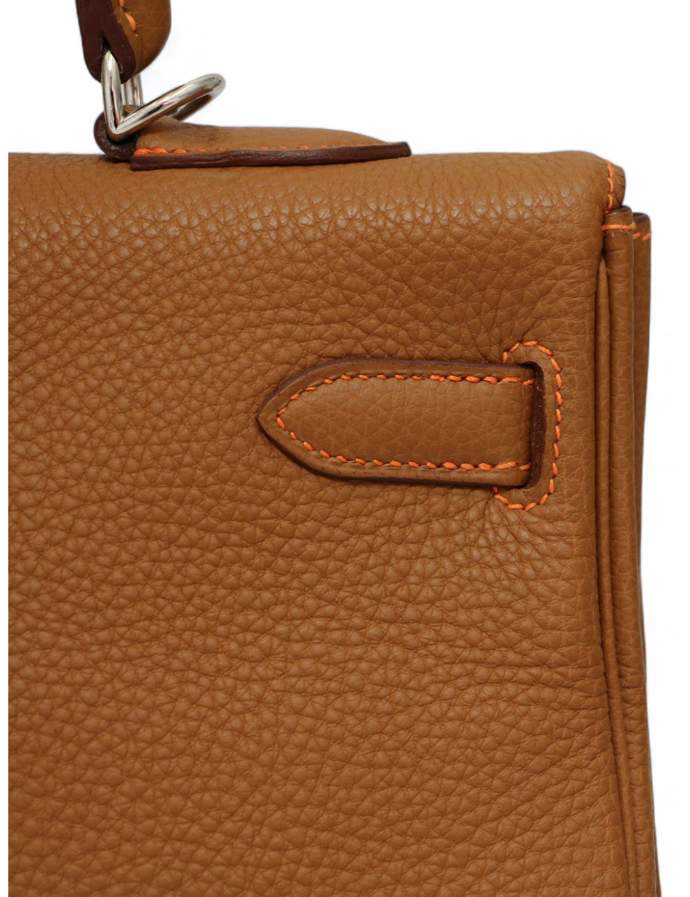 Sac Kelly bicolore 35 HERMES cuir togo