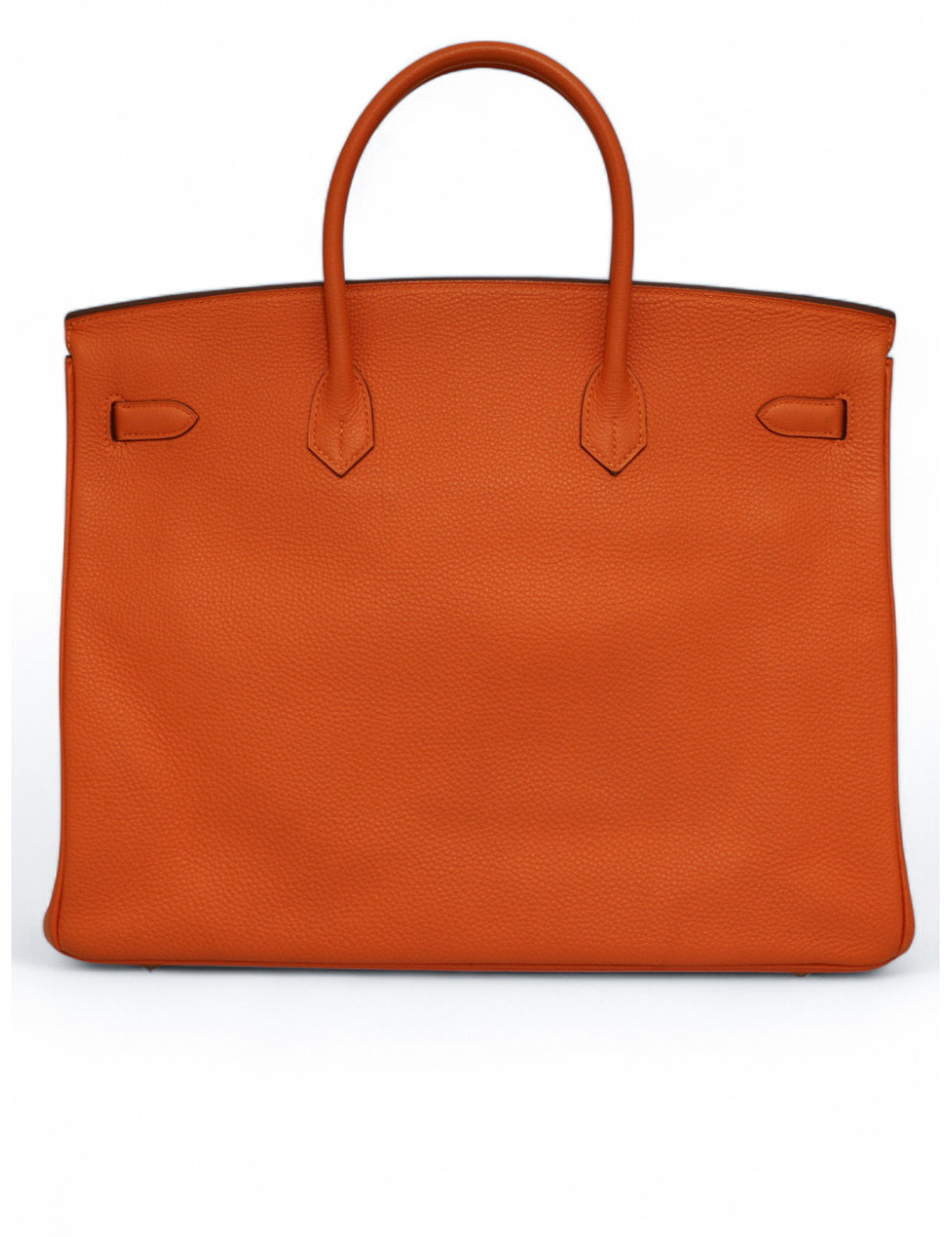 Sac Birkin 40 orange HERMES cuir togo