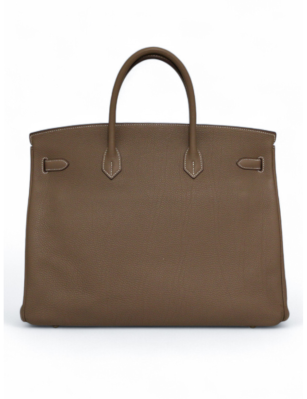 Sac Birkin 40 étoupe HERMES cuir togo