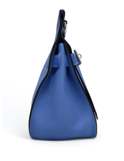Sac Jypsière Hermès en cuir bleu jamais porté disponible d'occasion