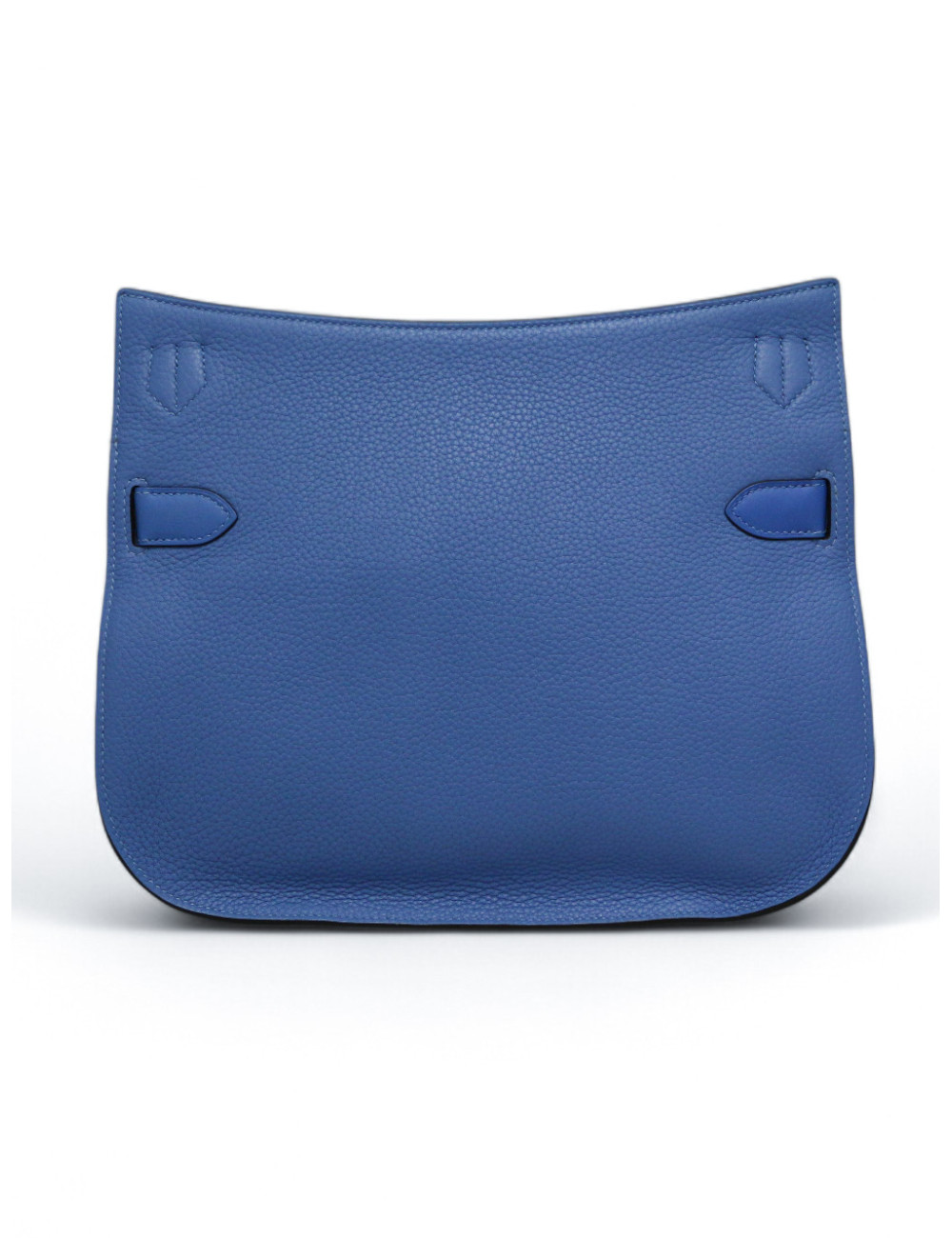 Jypsière HERMES cuir Togo Swift bleu Mykonos