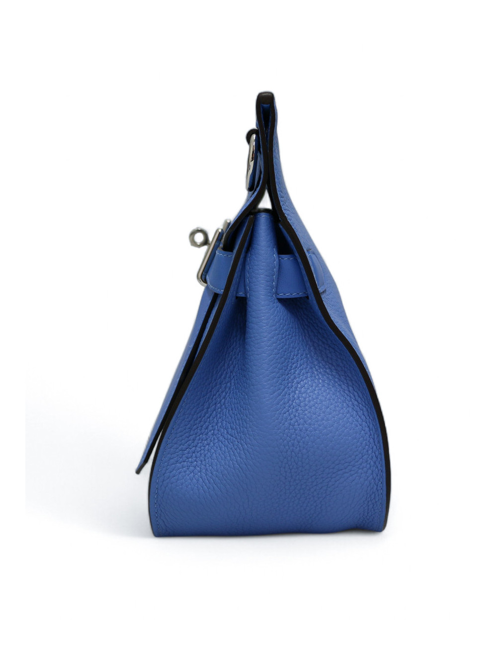 Jypsière HERMES cuir Togo Swift bleu Mykonos