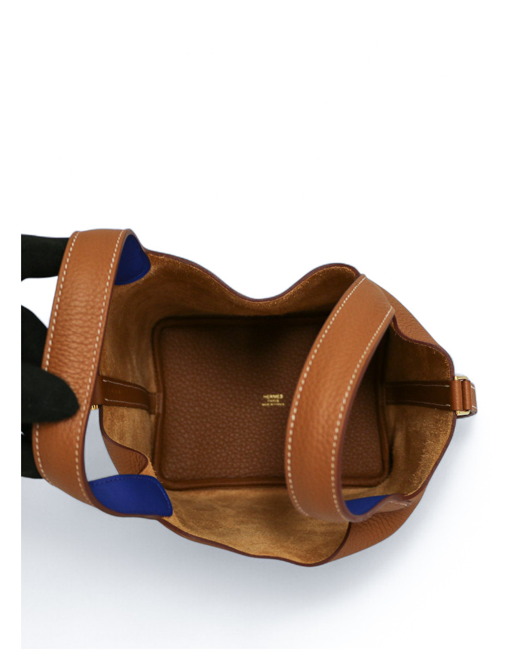 Sac Gold Picotin 18 HERMES cuir togo