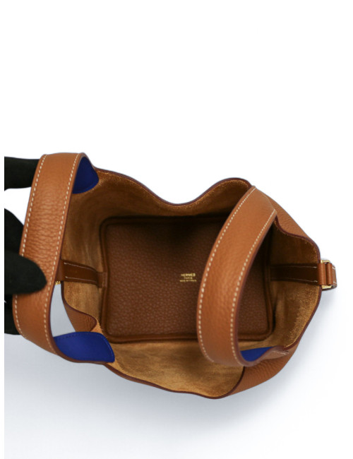 Sac Gold Picotin 18 HERMES cuir togo