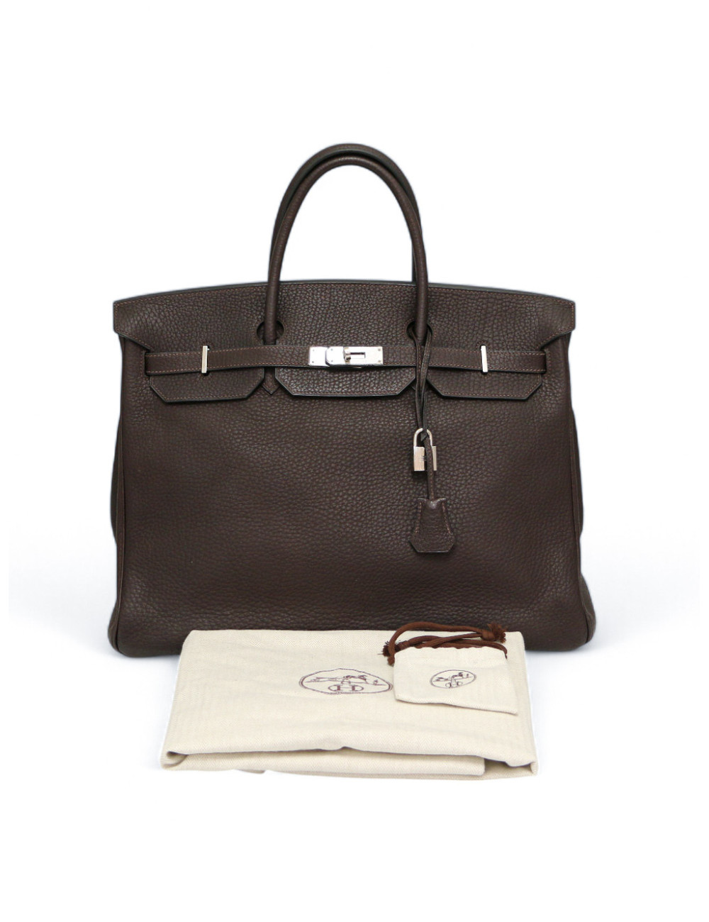 Sac Birkin 40 HERMES cuir grainé