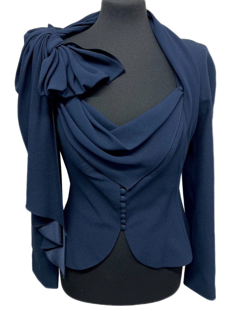 Veste JOHN GALLIANO T42 bleu nuit
