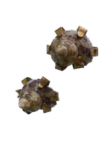 Boucles d'oreille clips HERVE VAN DER STRATEN Couture