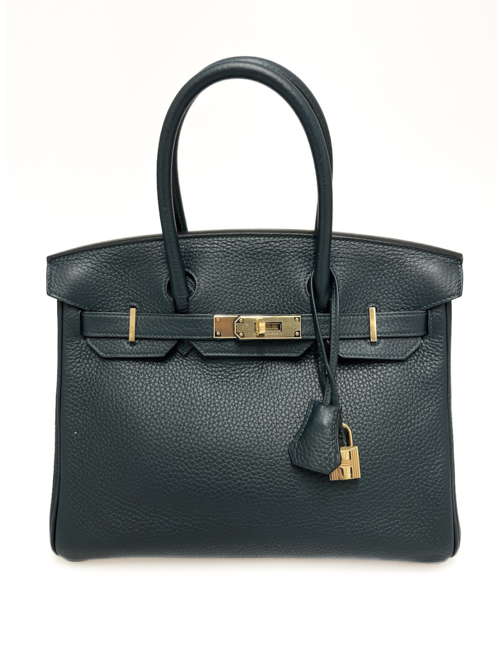 Birkin 30 bleu orage HERMES bicolore