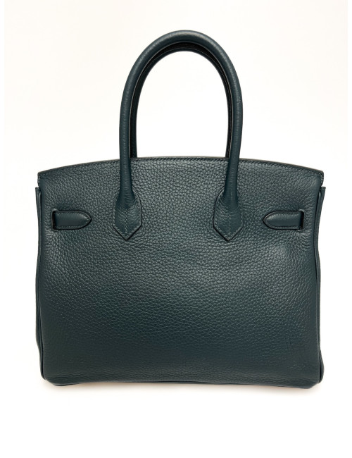 Birkin 30 bleu orage HERMES bicolore