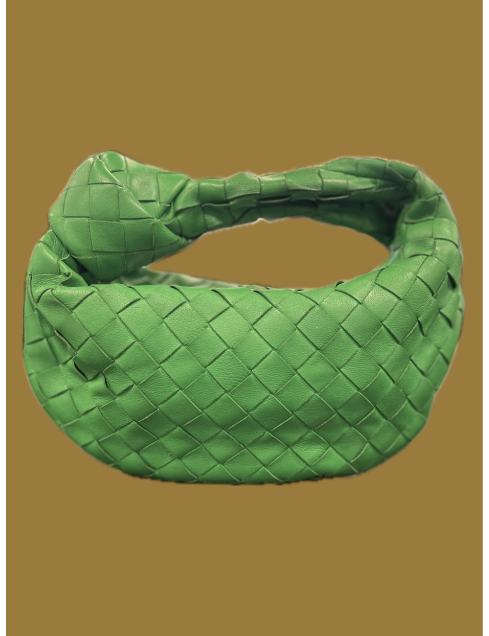 Sac Jodie BOTTEGA VENETA vert pelouse