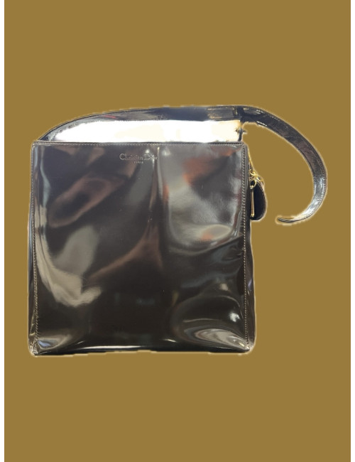 Sac Dior cuir glacé marron : occasion certifiée authentique