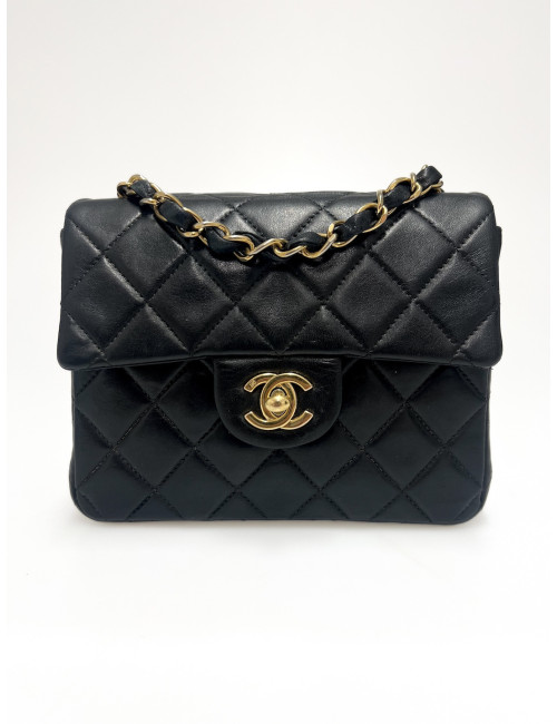 Mini timeless CHANEL noir vintage